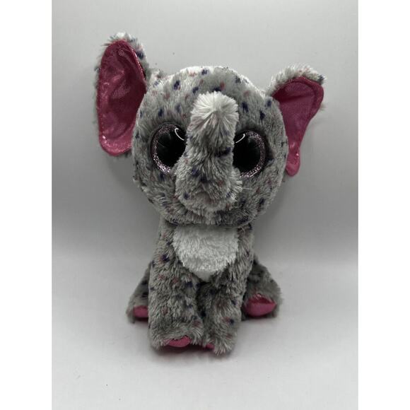 TY Beanie Baby Babies Stuffed Animal Plush Elephant Specks 2015 - Picture 1 of 11